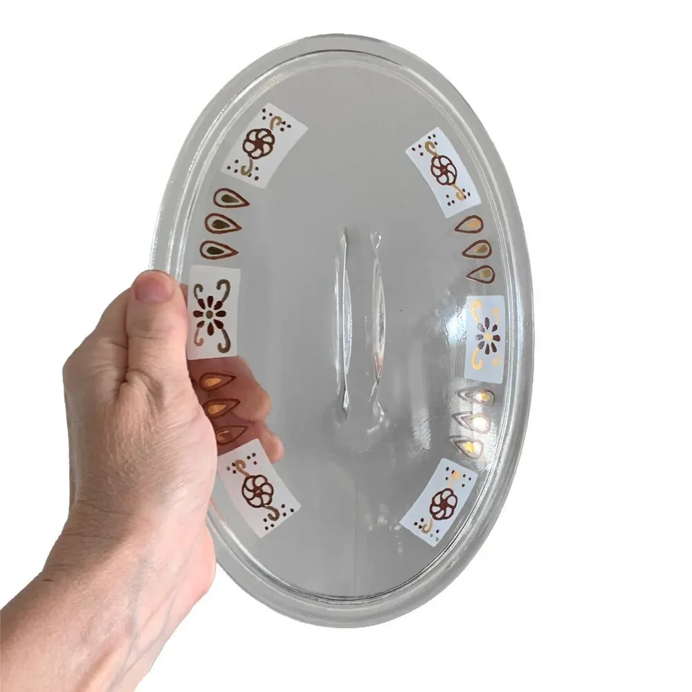 Glasbake vintage oval
